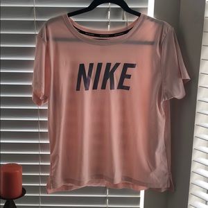 Nike Running Dri-Fit meshed back workout T-shirt